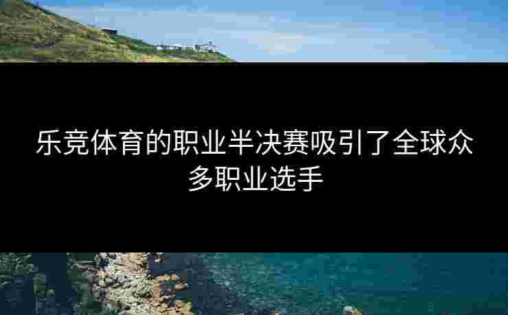 乐竞体育的职业半决赛吸引了全球众多职业选手
